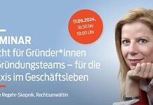 hannoverimpuls, Plakat Seminar Recht für Gründende