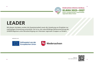 LEADER-Börderegion - Hinweis zur Förderung © Stadt Sehnde