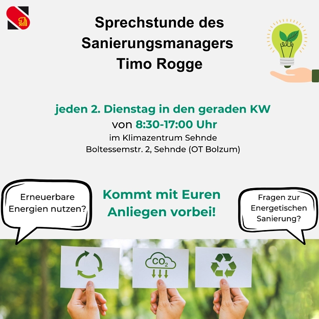 Sprechstunde Sanierungsmanagement © Stadt Sehnde